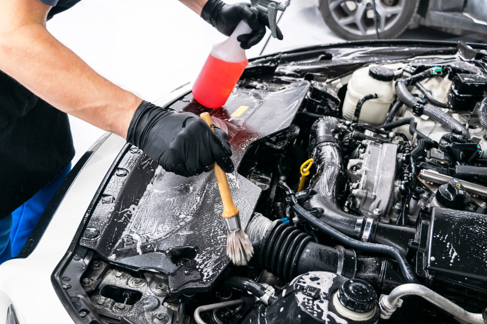 Professional exterior car detailing and vehicle cleaning